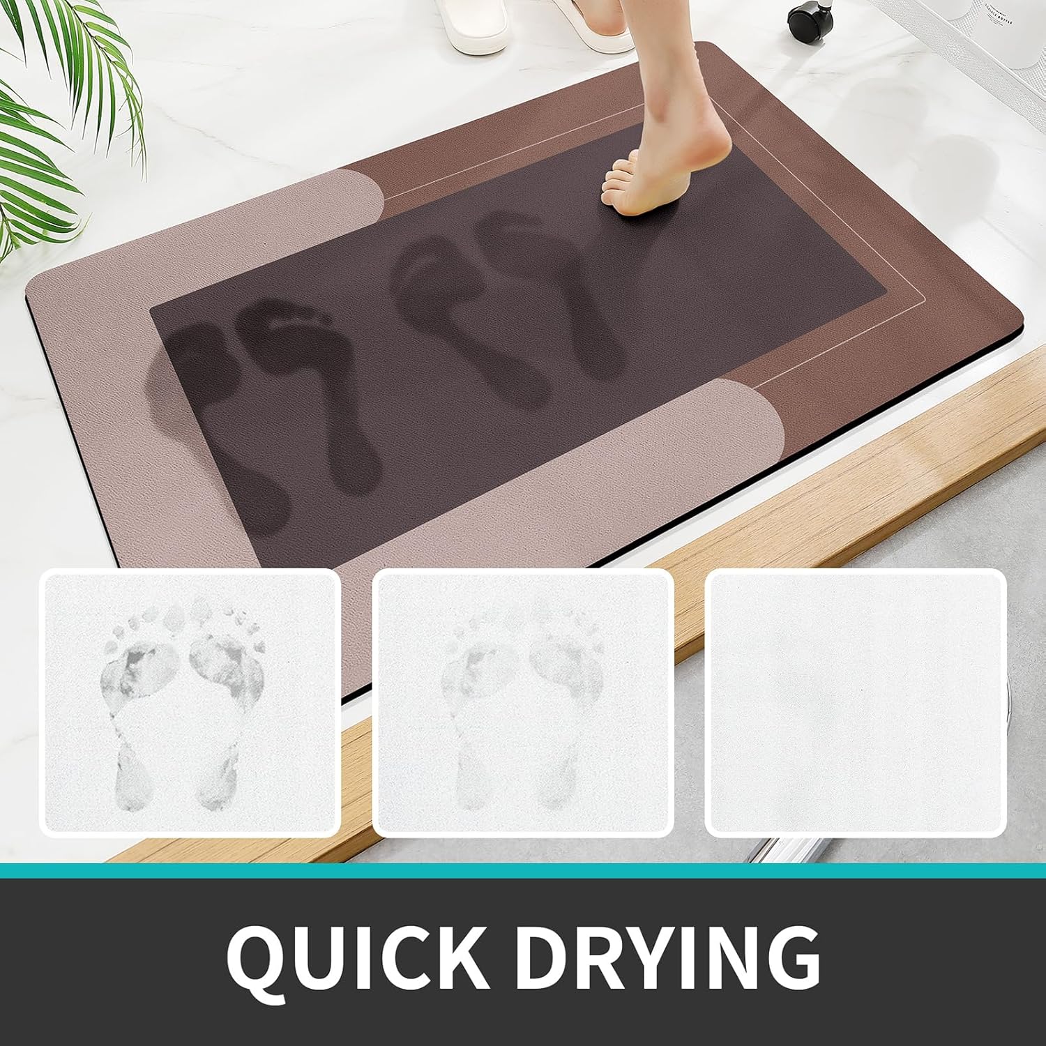Juego de alfombras de baño, tapetes de baño con tapetes para inodoro en forma de U, antideslizantes, absorbentes de agua, tapetes de baño para