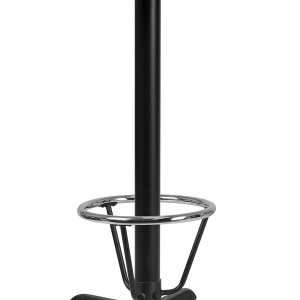 Flash Furniture Stiles – Mesa rectangular laminada de nogal de 24 x 30 pulgadas con base de mesa de altura de barra de 22 x 22 pulgadas y anillo de Flash Furniture Stiles – Mesa rectangular laminada de nogal de 24 x 30 pulgadas con base de mesa de altura de barra de 22 x 22 pulgadas y anillo de