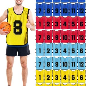 48 piezas de Penny de fútbol para deportes, varios colores, chalecos de fútbol Scrimmage Team Practice Jersey para adultos y niños 48 piezas de Penny de fútbol para deportes, varios colores, chalecos de fútbol Scrimmage Team Practice Jersey para adultos y niños