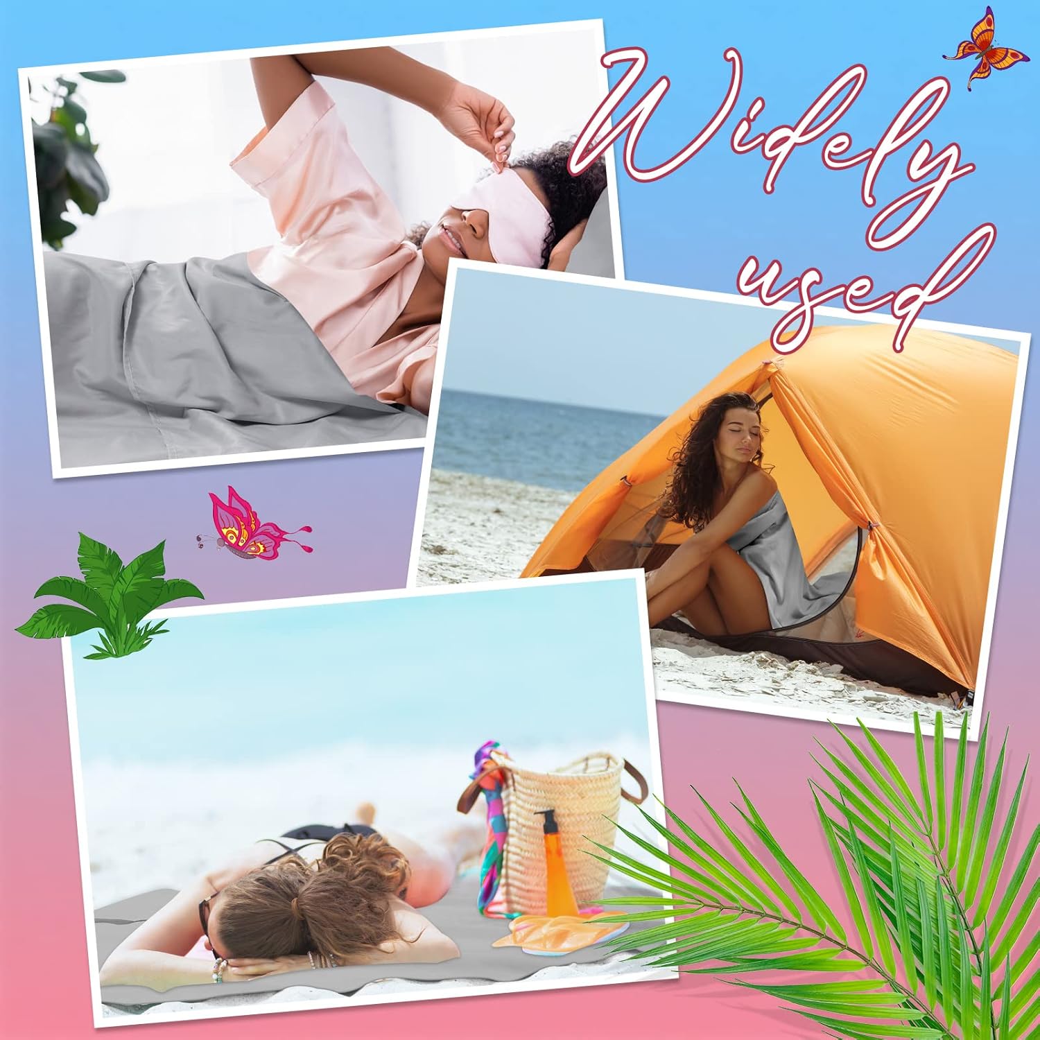 Irenare Saco de dormir autobronceador, protector de sábanas de viaje, camping, saco de dormir para adultos, ligero, forro para saco de dormir