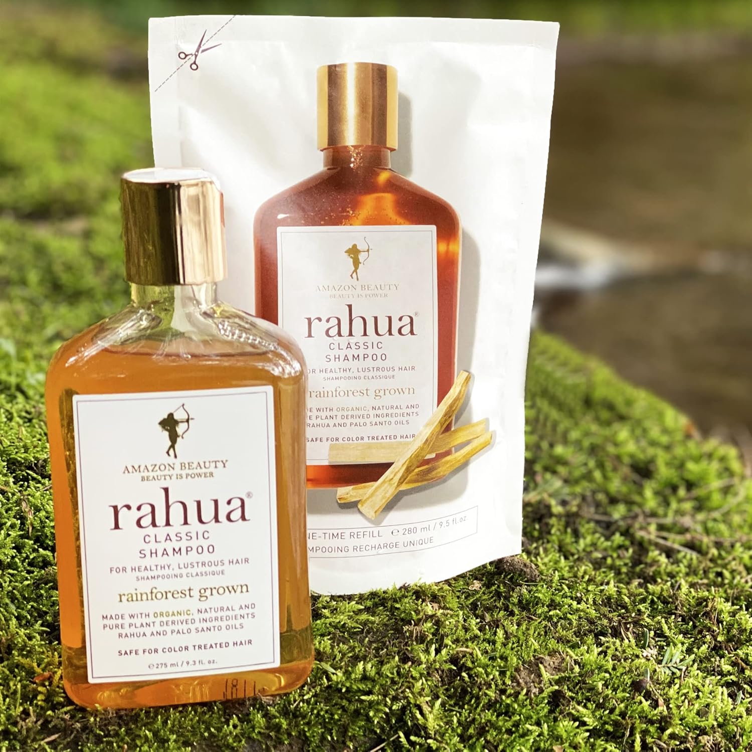 Rahua Champú clásico para todo tipo de cabello, fabricado con ingredientes orgánicos, seguro para cabello teñido (Palo Santo, 9.5 onzas líquidas