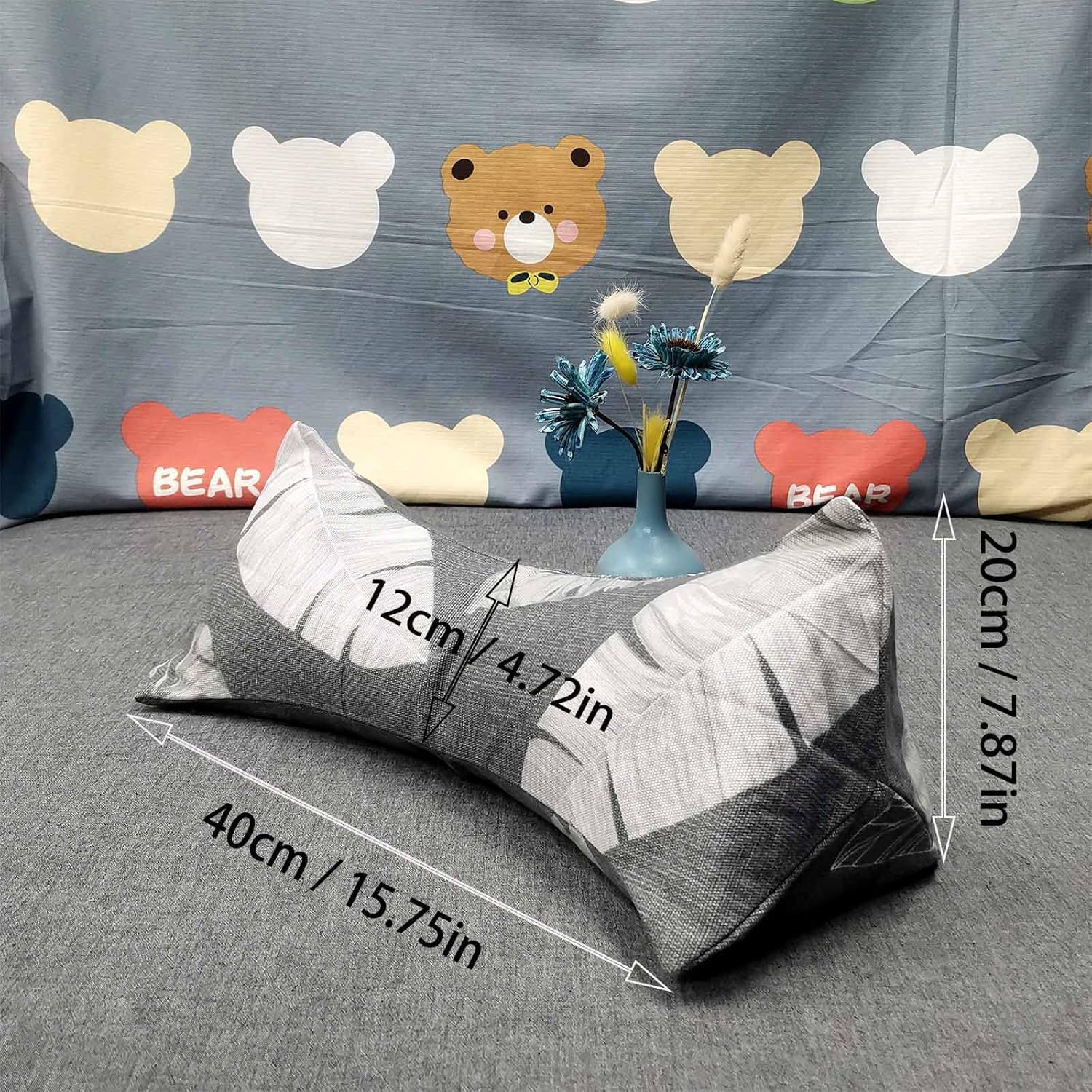 Almohadas de trigo sarraceno para dormir, almohada de trigo sarraceno, almohada cervical lumbar, almohada redonda terapéutica para durmientes, dolor