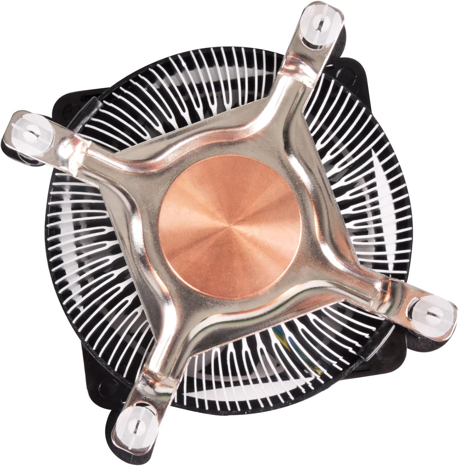 SilverStone Technology Silverstone NT08-115XP – Enfriador de CPU de perfil bajo de 1.299 in de altura para CPU Intel LGA115X y LGA1200,