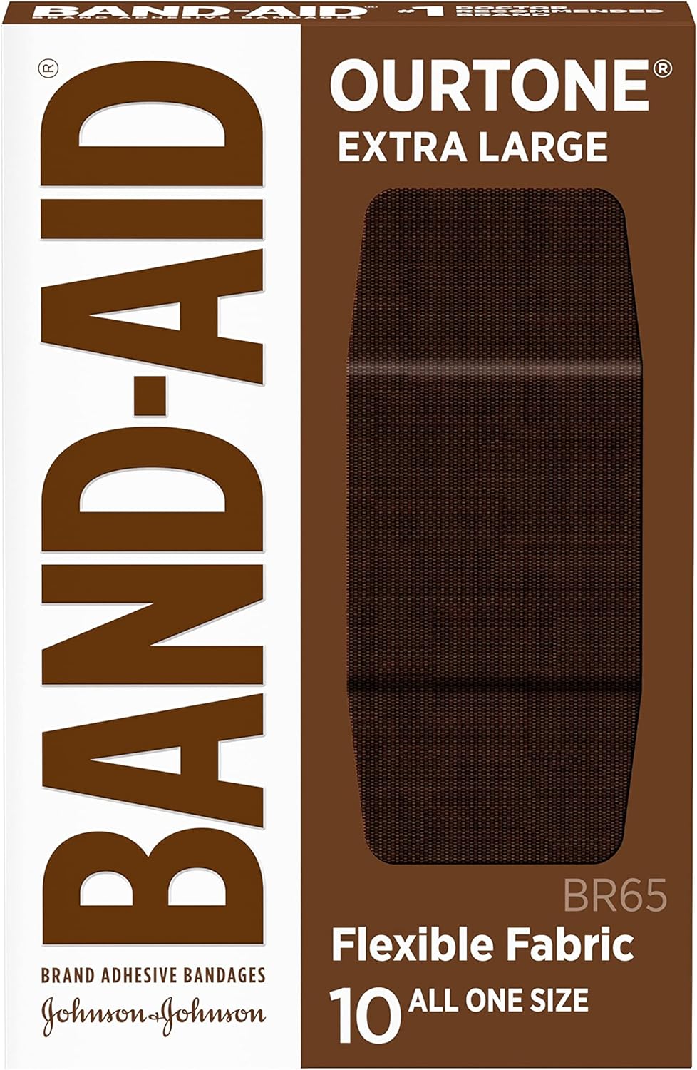 Band-Aid Brand Ourtone – Vendajes adhesivos, protección flexible y cuidado de pequeños cortes y rasguños, almohadilla acolchada para heridas
