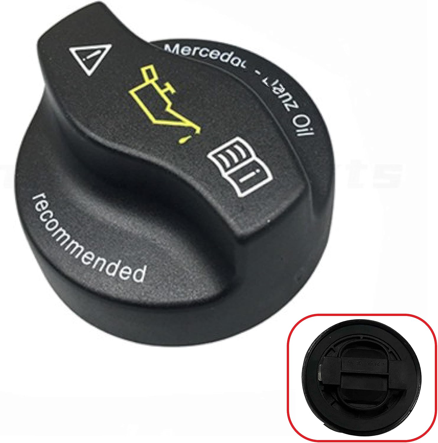 A0000101685 Tapa del tanque de combustible de aceite de motor Cubierta de llenado de gasóleo compatible con Mercedes-Benz Clase A 1997-2017 M270