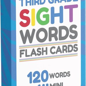 Tarjetas flash de 3er grado 120 palabras de alta frecuencia de la lista de palabras a la vista de Dolch y Fry’s para edades de 8 a 9 años Tarjetas flash de 3er grado 120 palabras de alta frecuencia de la lista de palabras a la vista de Dolch y Fry’s para edades de 8 a 9 años