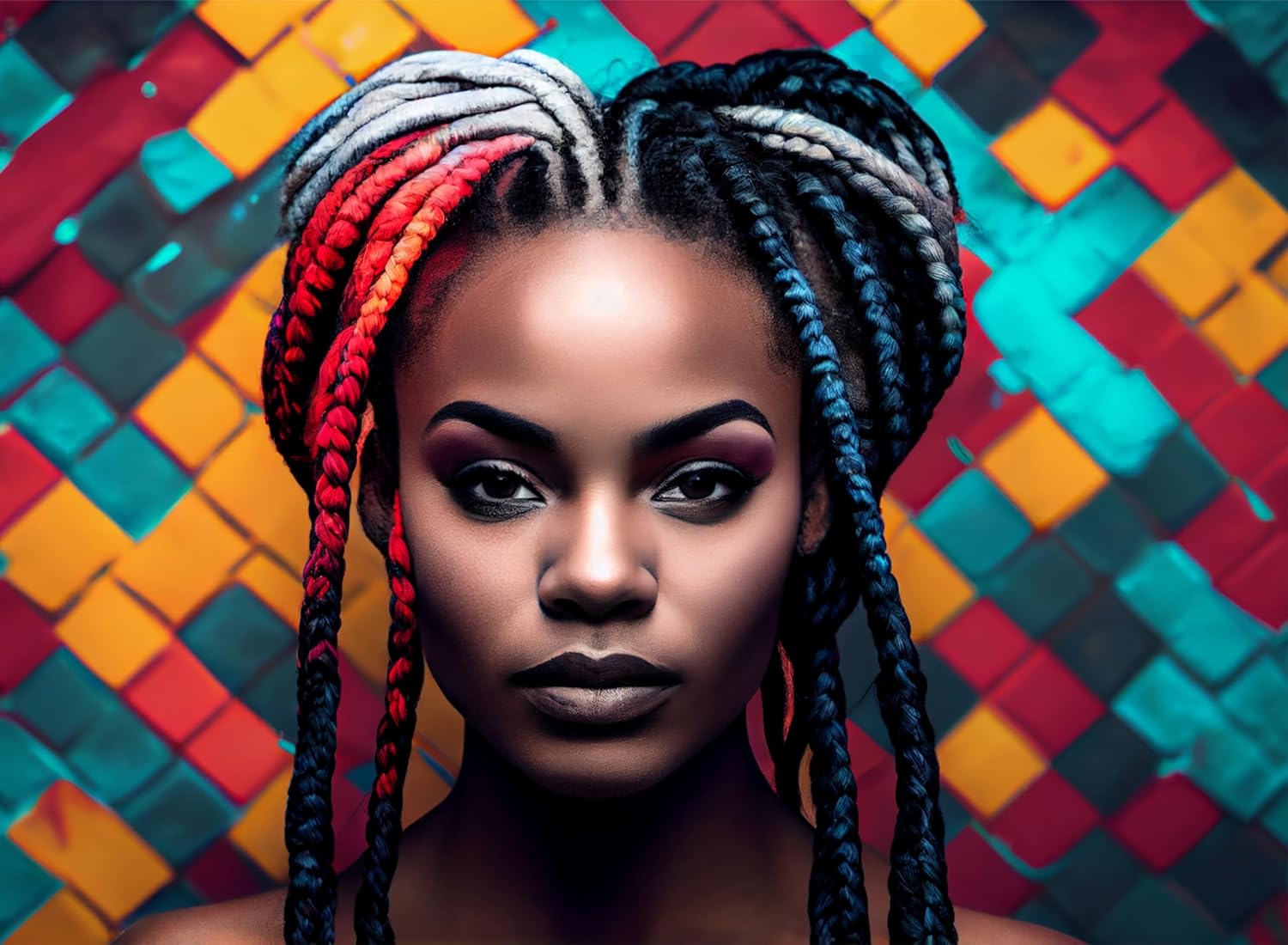 Africa Jigsaw Puzzle Adventure 1000 piezas LewisRenee Masterpiece, arte afroamericano atractivo para adultos, potenciador de poder cerebral y