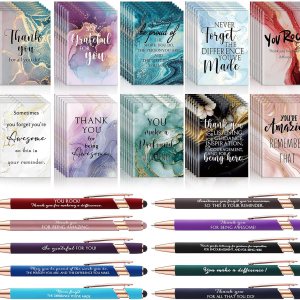 240 unidades de regalos de agradecimiento para compañeros de trabajo, cuadernos inspiradores, regalos de agradecimiento, bolígrafos a granel, 240 unidades de regalos de agradecimiento para compañeros de trabajo, cuadernos inspiradores, regalos de agradecimiento, bolígrafos a granel,