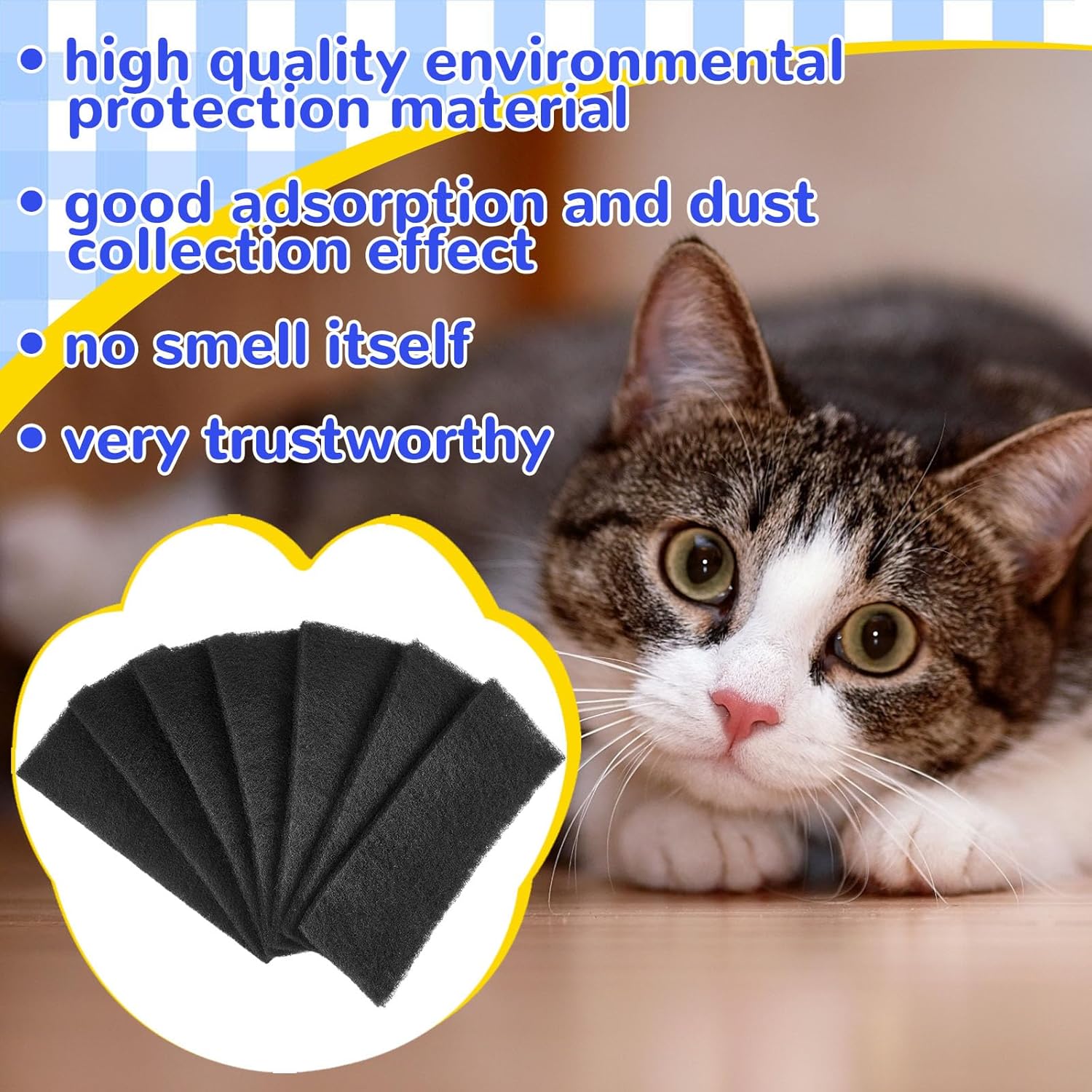 30 filtros de carbono compatibles con Litter-Robot 3 filtros de repuesto de carbón activado para gatos para mantener el hogar fresco, absorber