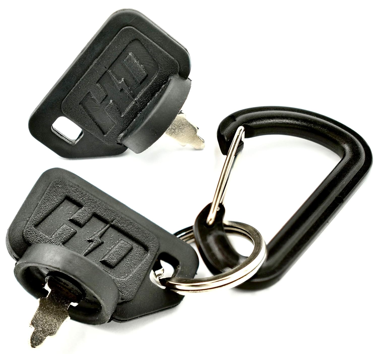 HD Switch Paquete de 2 llaves de interruptor de encendido John Deere Scotts Sabre 1438 1538 1542 1642 1742 2046 2546 con mosquetón gratis