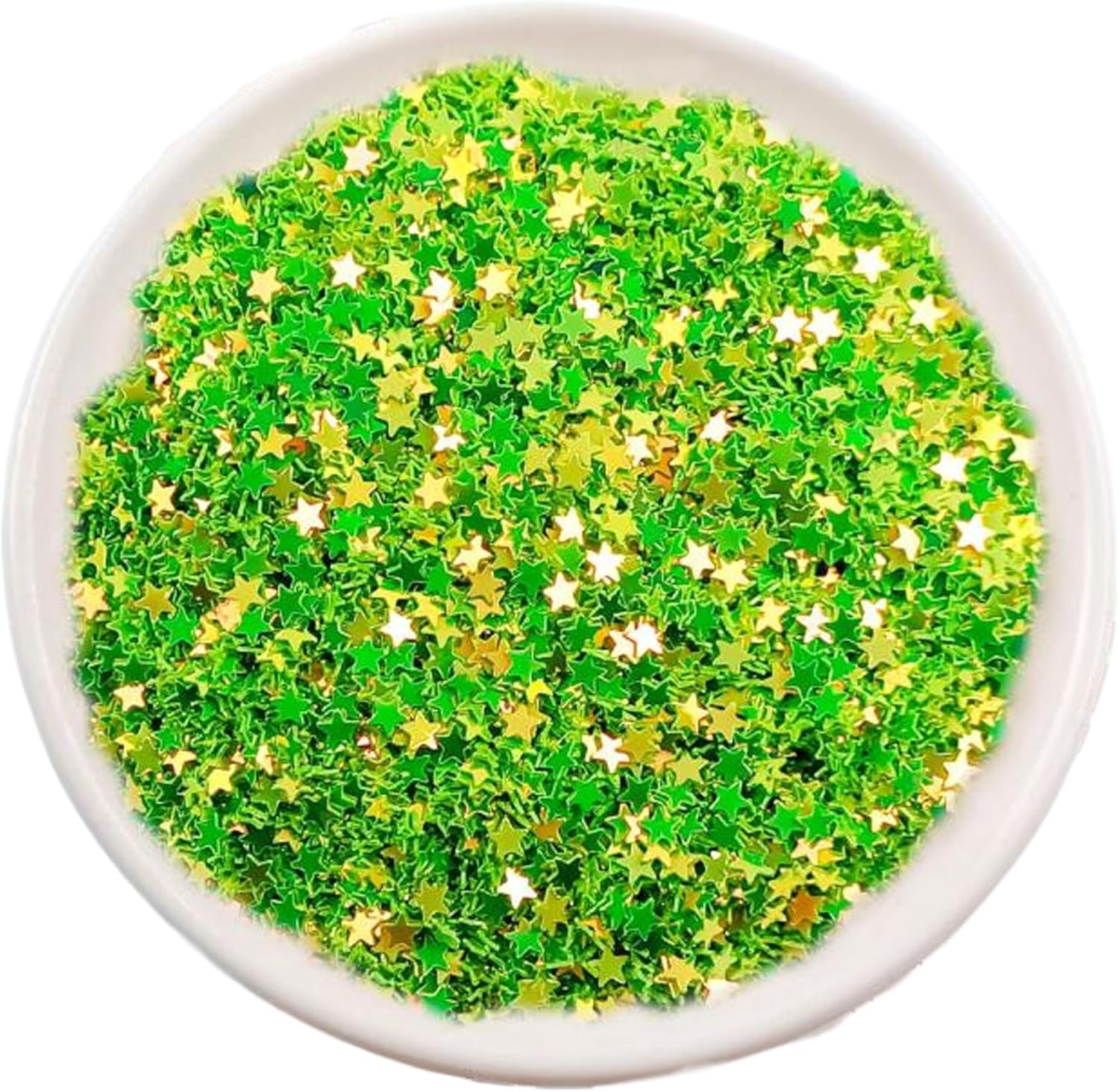 Art Craft – Brillantina, confeti de lentejuelas de estrella de 0.118 pulgadas para arte de uñas, suministros de limo, manualidades de resina,