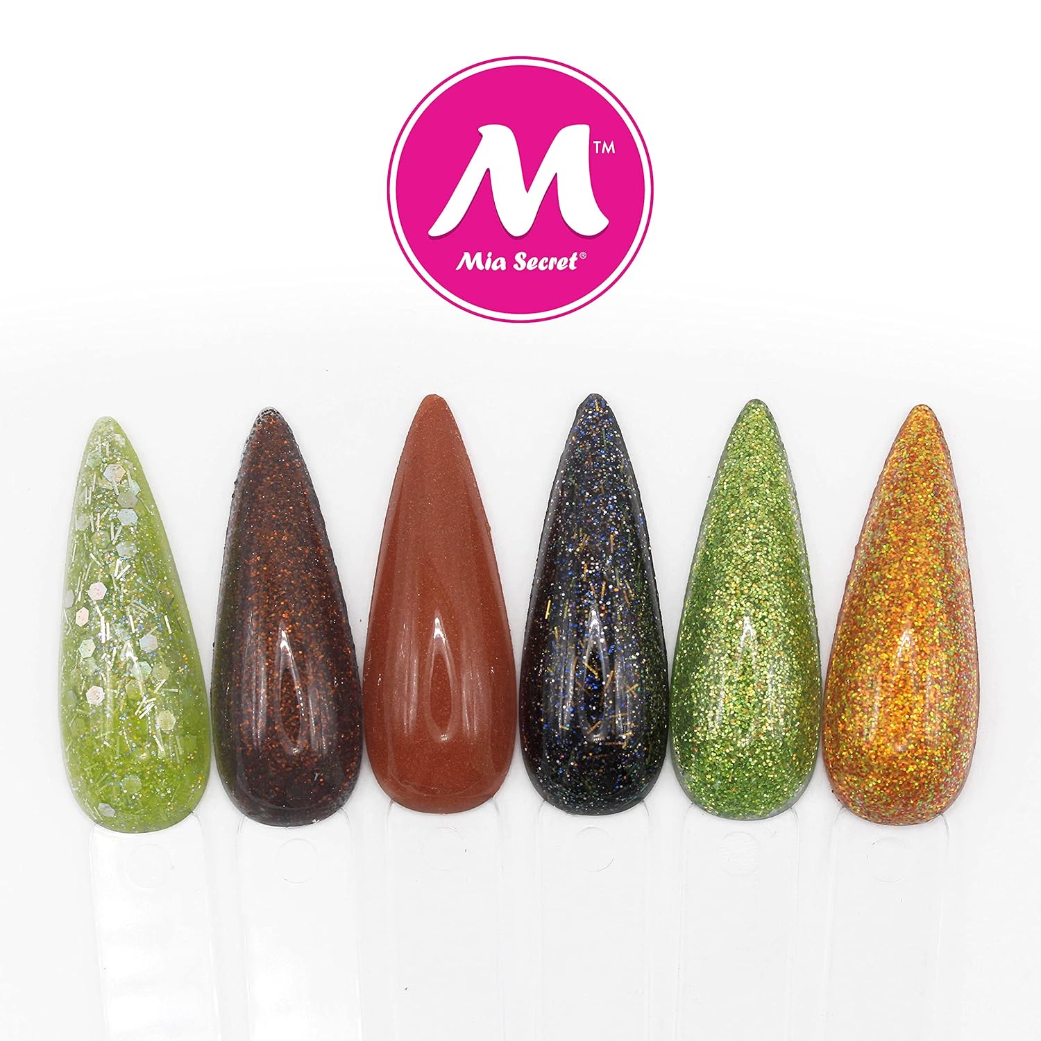 Mia Secret Colección de polvos acrílicos Halloween 6pk Remix