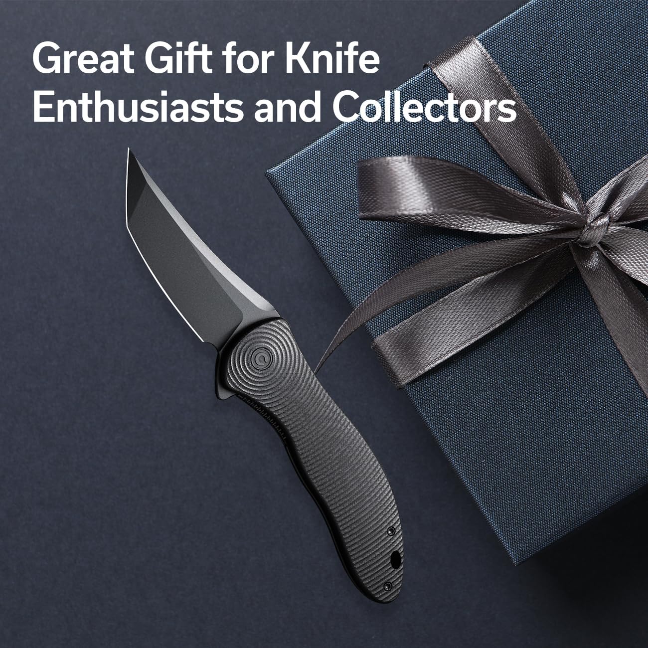 CIVIVI Synergy4 – Cuchillo de bolsillo para EDC, cuchillo plegable grande con hoja Nitro-V Tanto de 3.94 pulgadas, mango ergonómico mecanizado en 3D