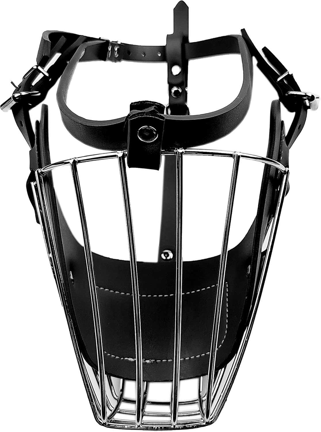 Bozales para perros, bozales de metal para perros, bozales de metal para perros, para morder, ladrar, masticar, bozales para mascotas, color negro 3#