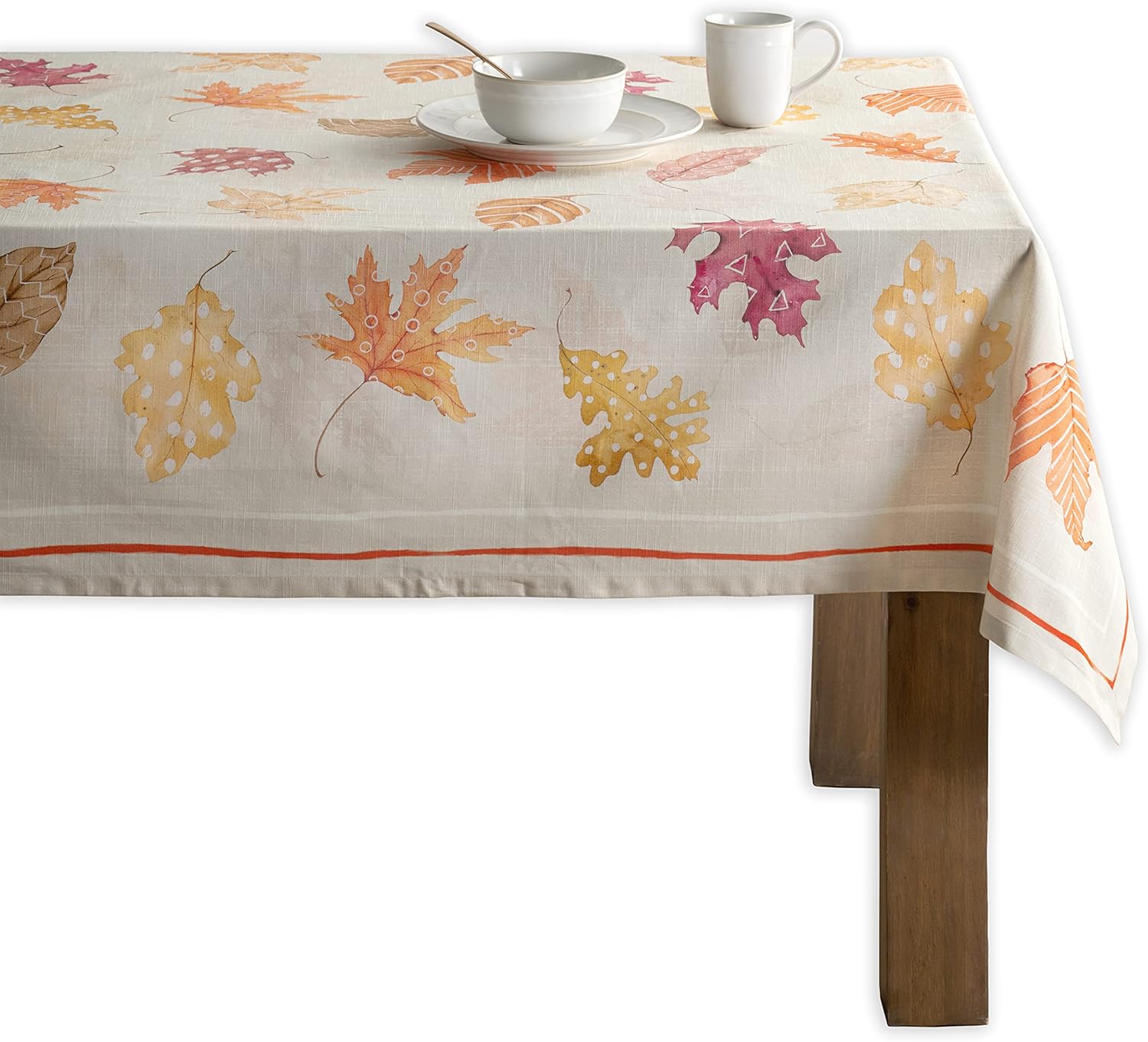 Maison d’ Hermine Mantel 100% algodón para mesas rectangulares de cocina, comedor, fiestas, bodas, Acción de GraciasNavidad (60 x 108 pulgadas),