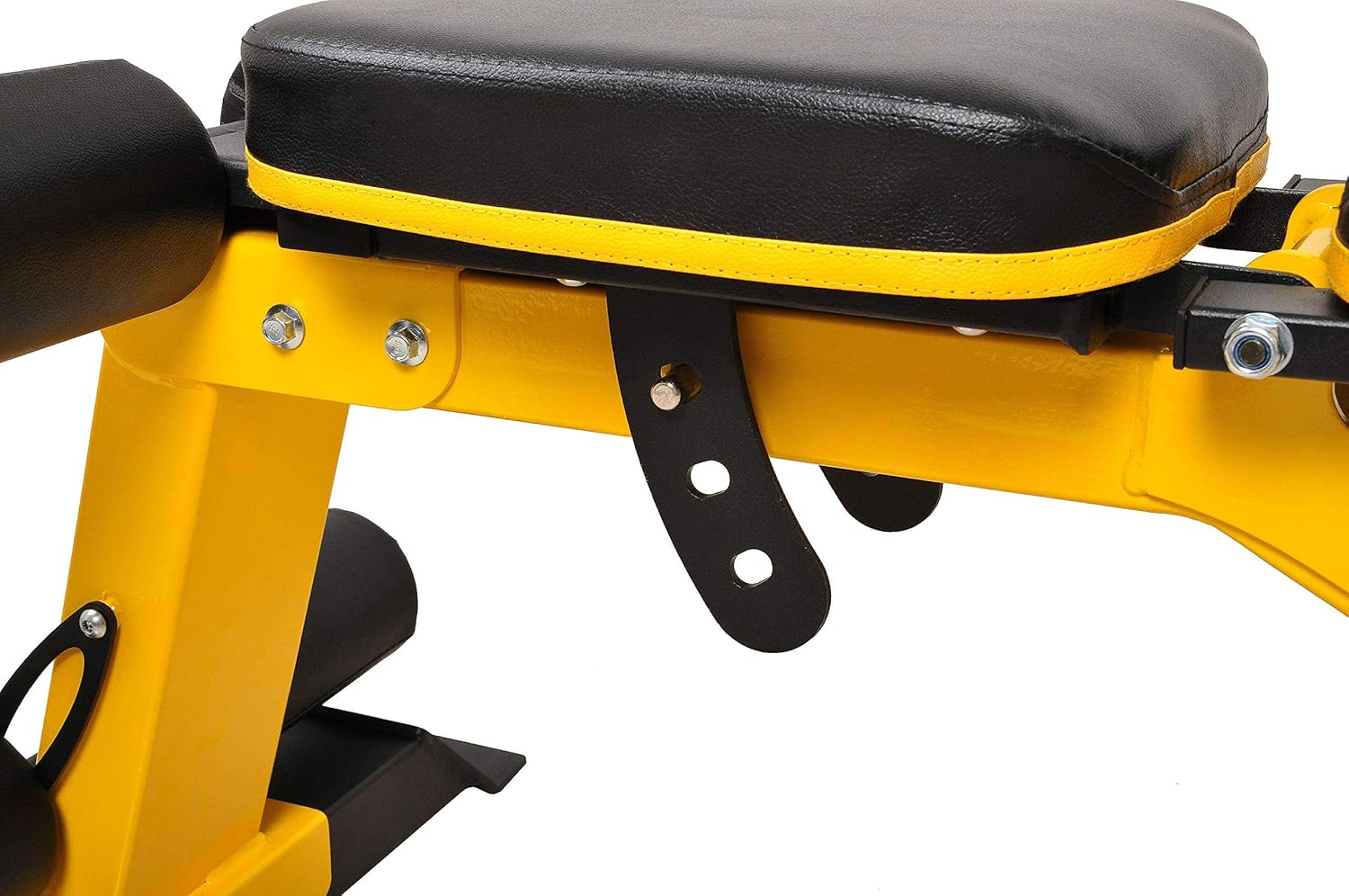Signature Fitness Banco de pesas resistente ajustable y plegable para ejercicio vertical, inclinado, declive y plano