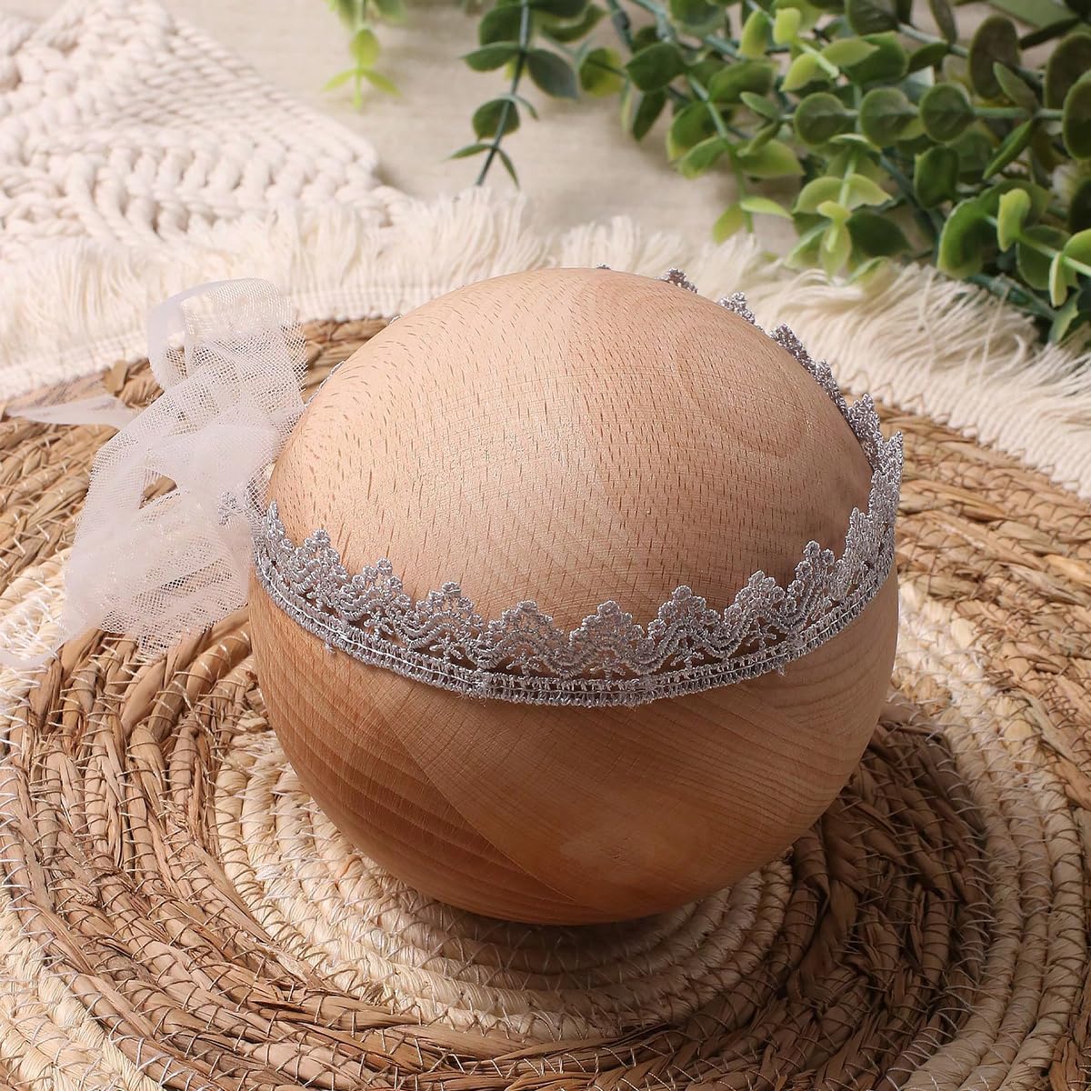 Traje de fotografía para bebé, traje de encaje para recién nacido, sesión de fotos, diadema de flores, disfraz de princesa