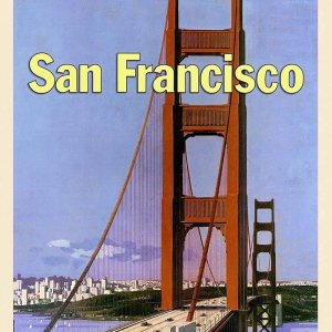 Imán de San Francisco Golden Gate Bridge de los años 60, estilo vintage, imán de viaje, hoja magnética de vinilo para taquillas, coches, carteles, Imán de San Francisco Golden Gate Bridge de los años 60, estilo vintage, imán de viaje, hoja magnética de vinilo para taquillas, coches, carteles,