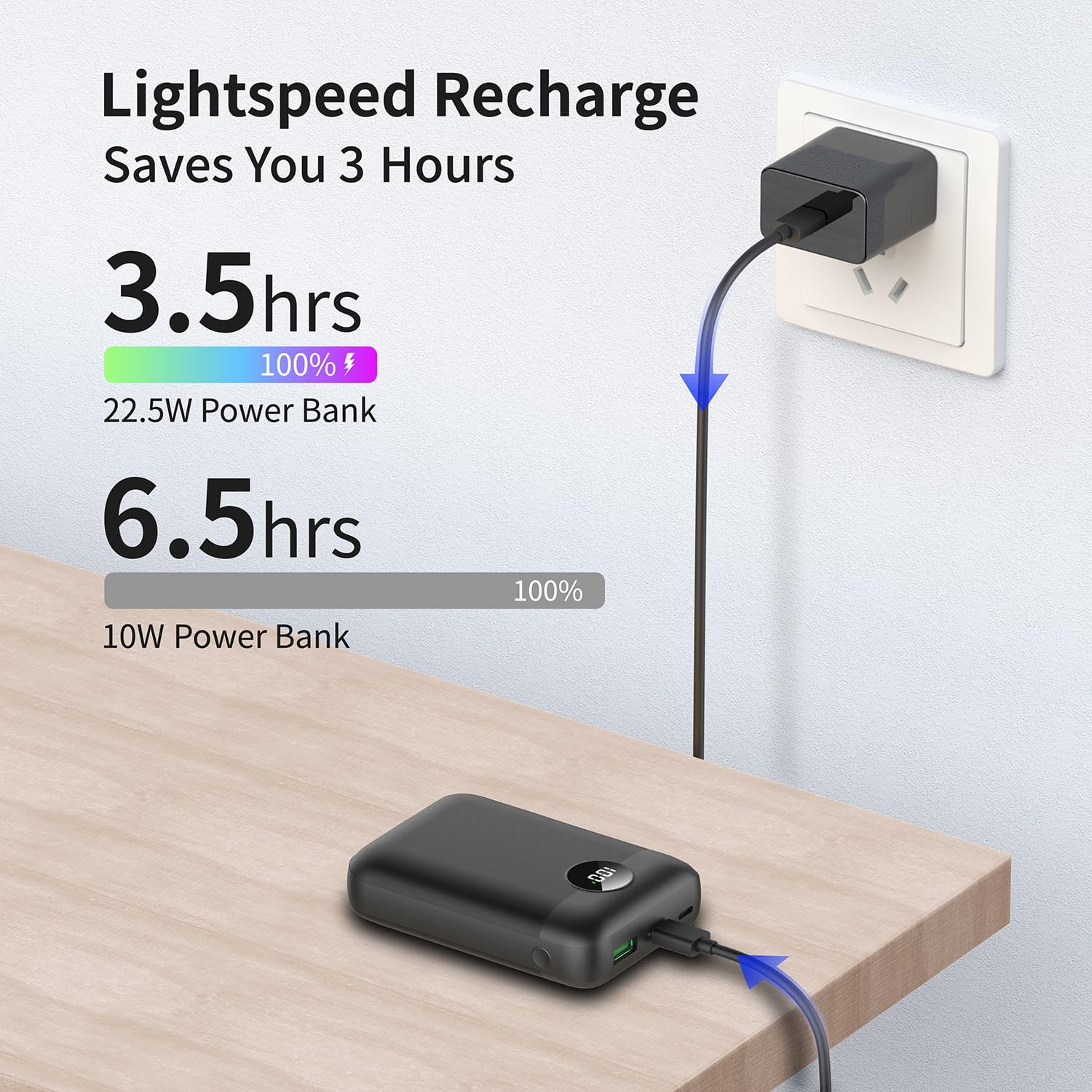 Paquete de batería de chaleco con calefacción, banco de energía de 5 V 2 A para chaqueta térmica, pantalones, asientos de estadio, pantalla LED
