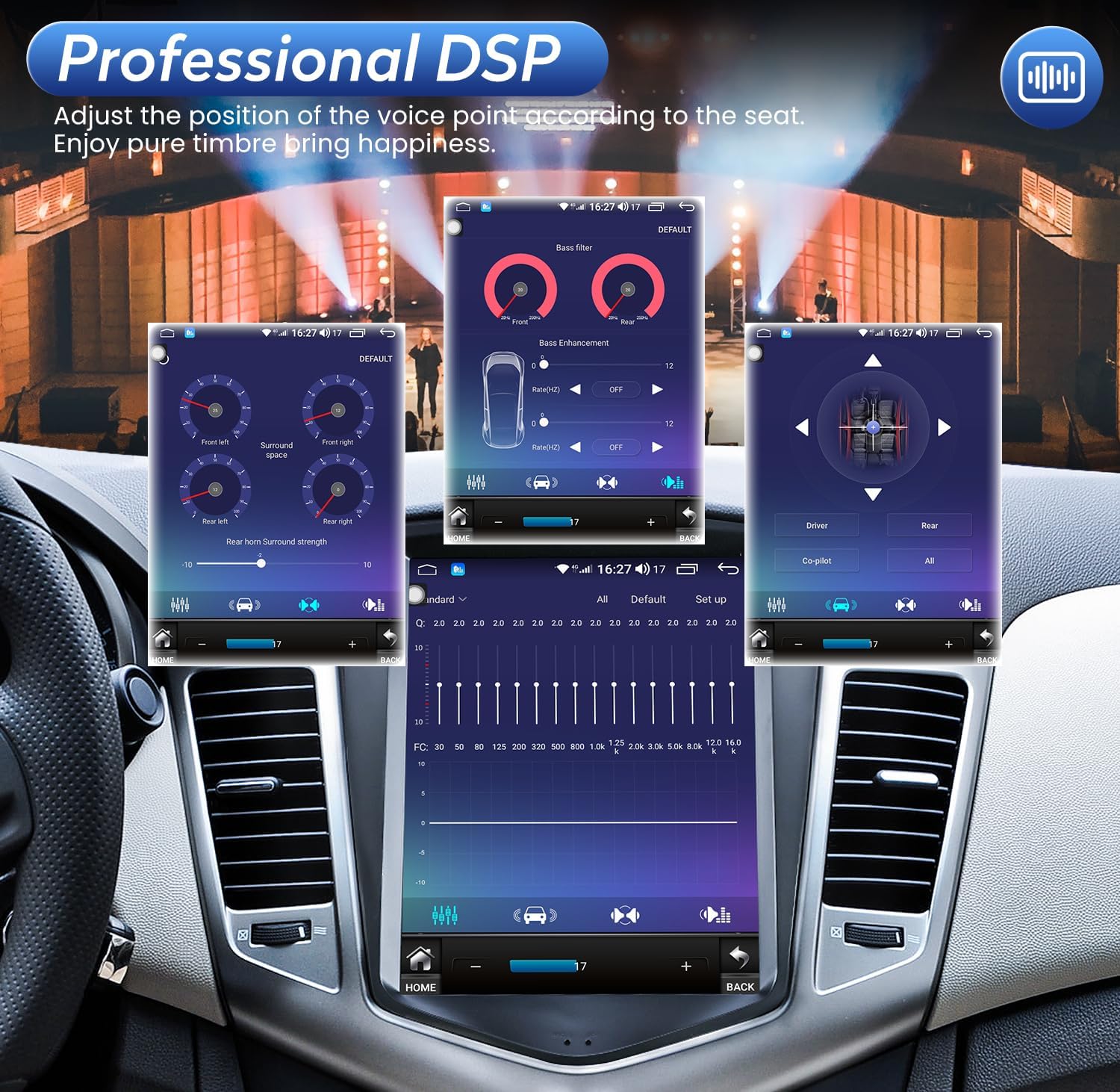 5G WiFi 4+32 GB Radio de coche para Chevrolet Chevy Cruze 2009-2015 2016 Limited 10.4 pulgadas Octa Core Tesla estilo coche estéreo IPS pantalla