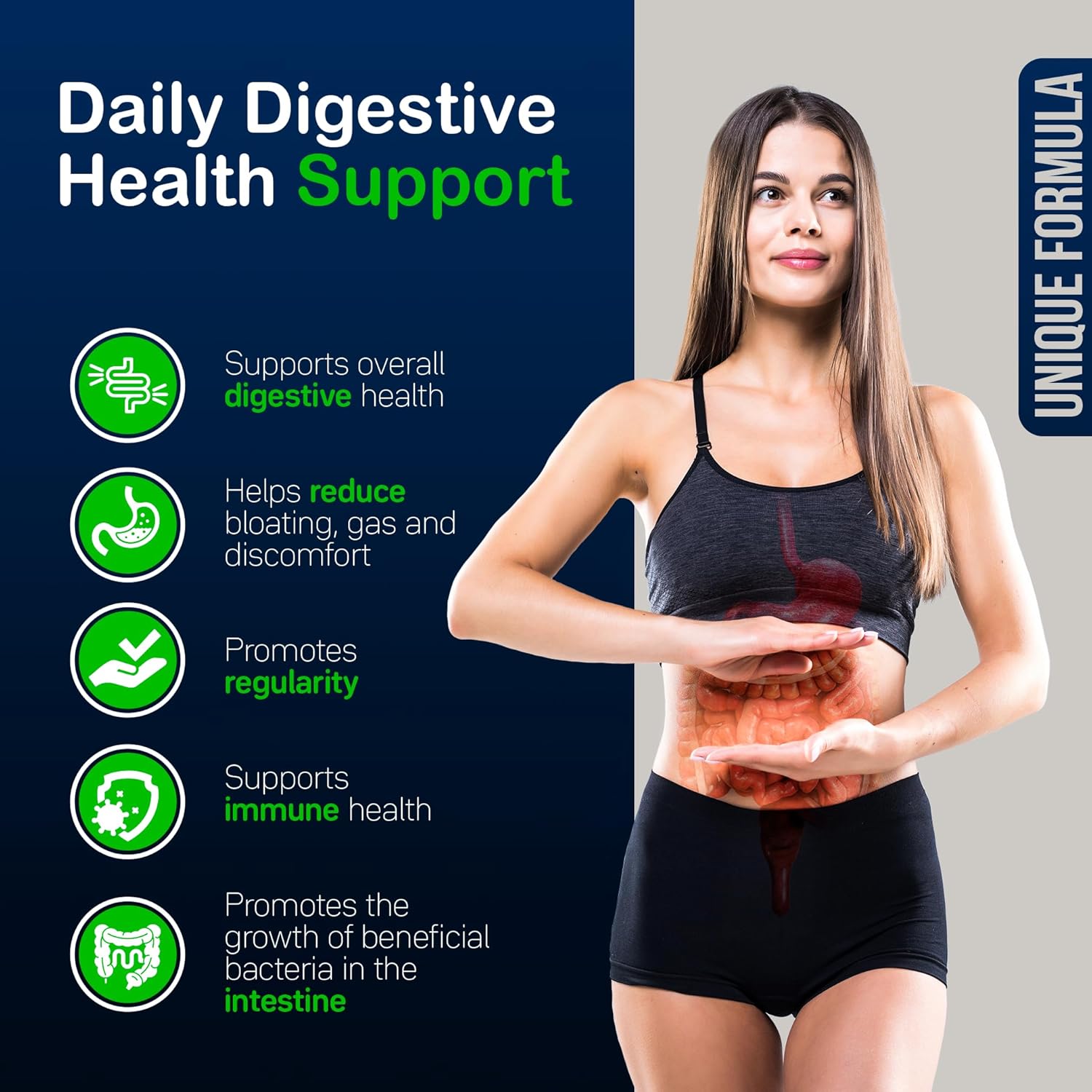 Fresh Flora – Probióticos y prebióticos para mujeres y hombres, Lactobacillus Lactospore, Howaru, 12 cepas registradas, fortalece la inmunidad, la