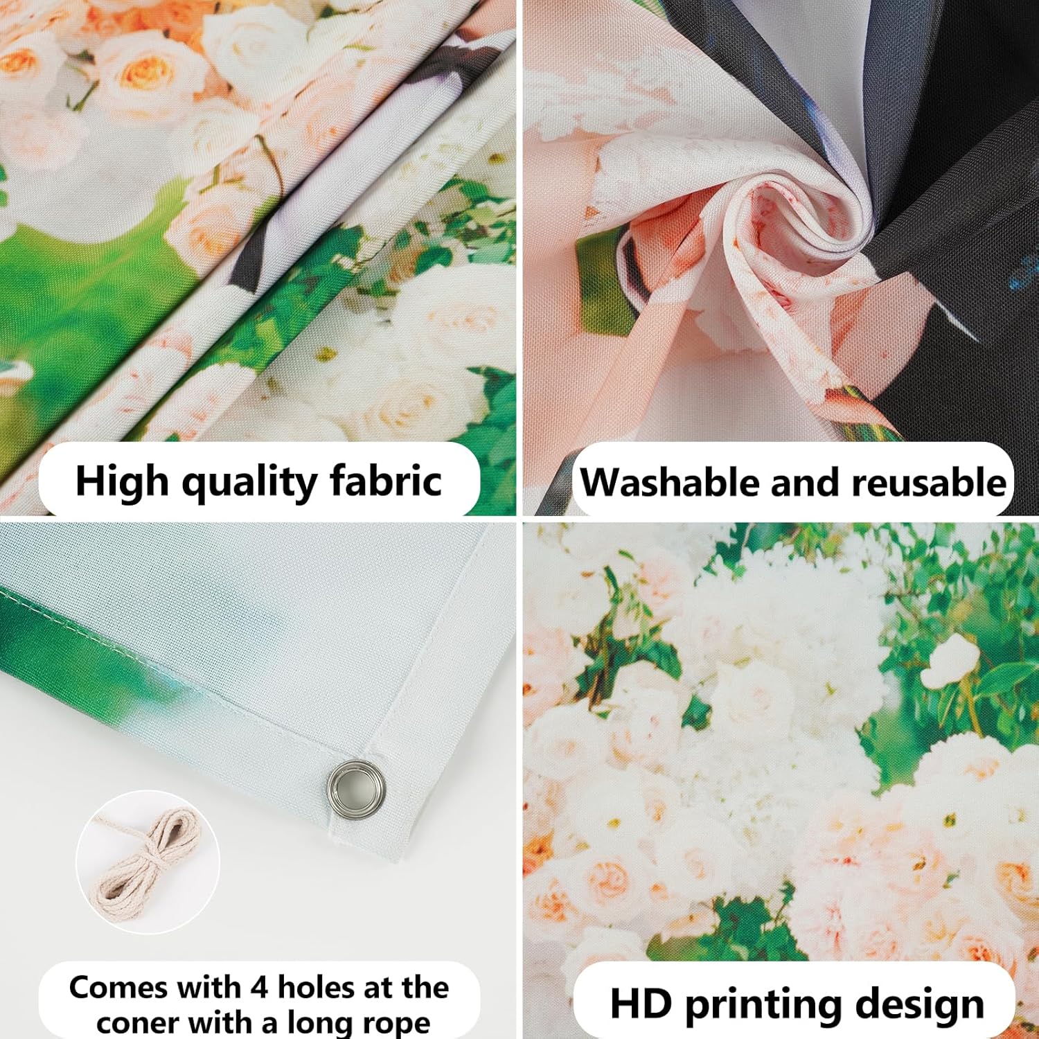 Livole Custom Banners and Signs Customize Wall Banner with Photo Personalized Waterproof Cloth Banners Customized Birthday Banner Printing for