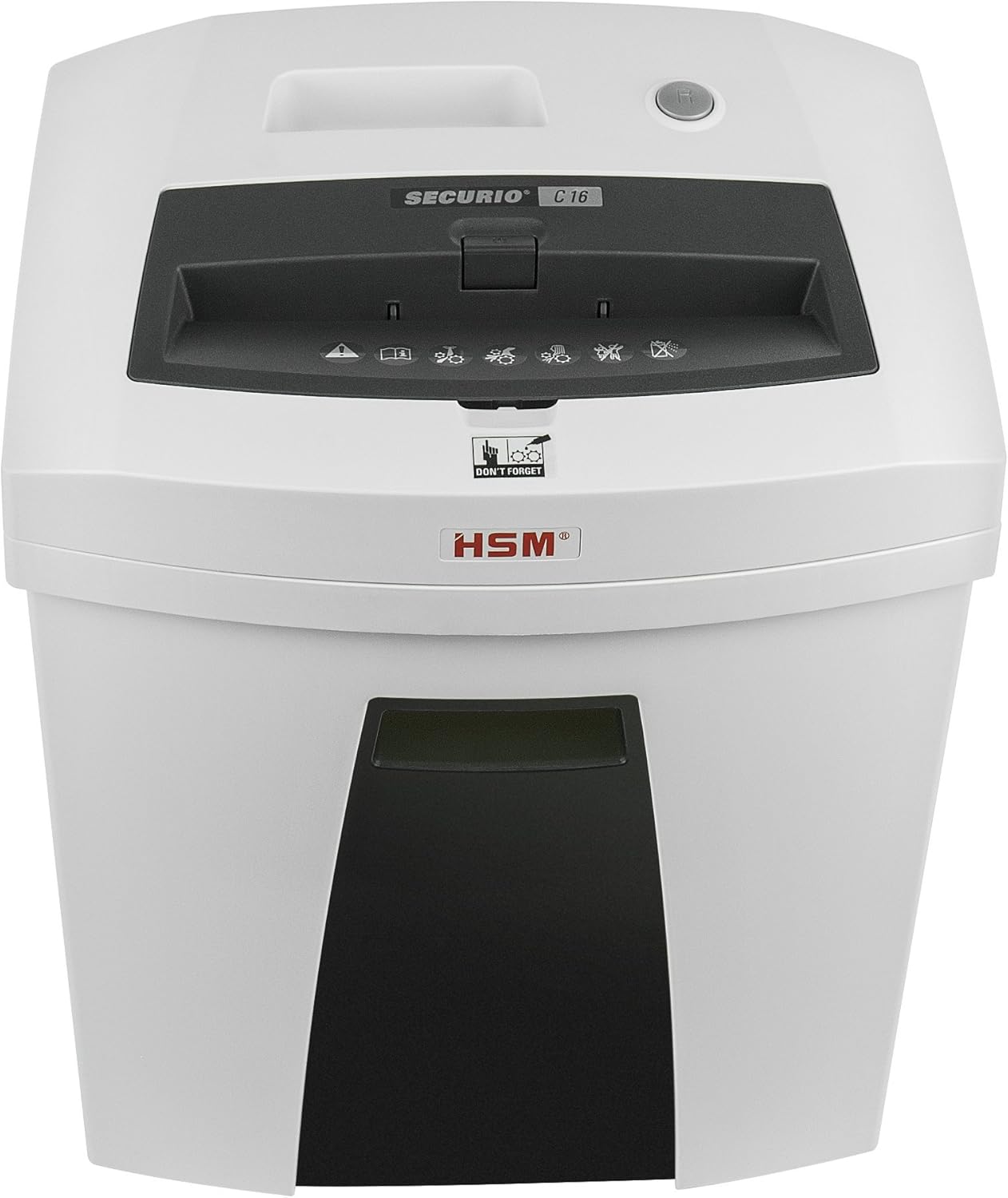 HSM SECURIO C16c, trituradora de 6-7 hojas, corte transversal, capacidad de 6.6 galones