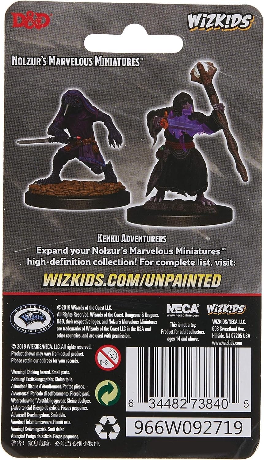 Nolzur’s Marvelous Miniatures WizKids – D&D Kenku Adventurers -WZK73840