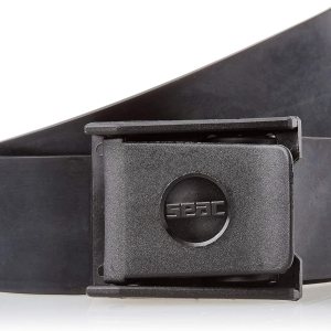 Seac Cinturón de goma con hebilla de nailon, 51.2 in, negro Seac Cinturón de goma con hebilla de nailon, 51.2 in, negro