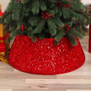 Base de falda para árbol de Navidad, redonda, cuadriláterahexagonal, decoración de tronco, cuello definitivo, varios tamaños, perfecto para Base de falda para árbol de Navidad, redonda, cuadriláterahexagonal, decoración de tronco, cuello definitivo, varios tamaños, perfecto para