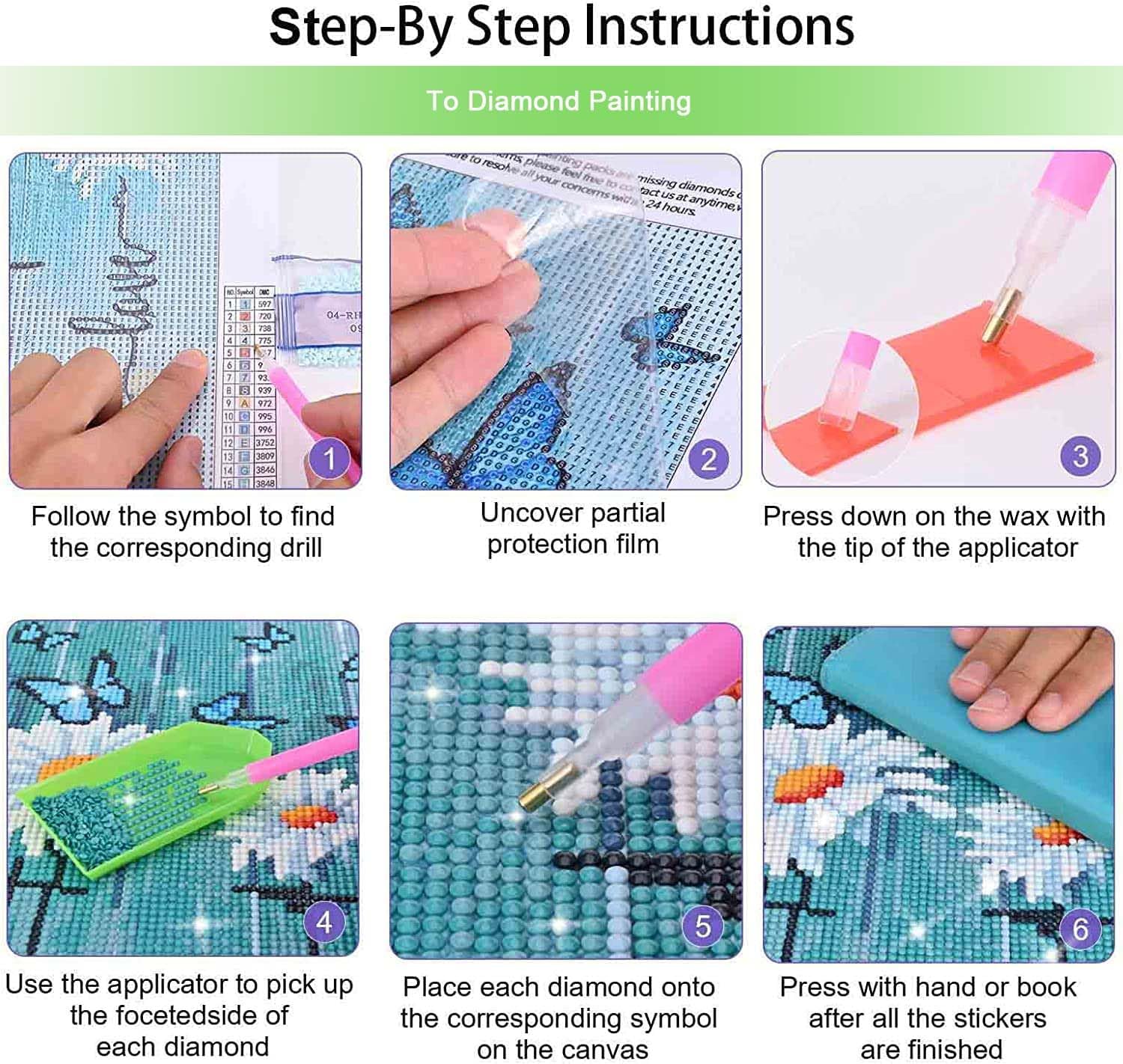 1tonine Kits de pintura de diamantes de Navidad para adultos, 5D, taladro completo, redondo, lindo, muñeco de nieve, kits de arte de diamantes para
