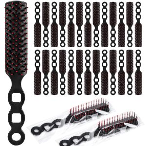 Paquete de 100 cepillos de pelo a granel, cepillos de pelo antienredos, peines de masaje antiestáticos, cepillo de plástico desechable adecuado para Paquete de 100 cepillos de pelo a granel, cepillos de pelo antienredos, peines de masaje antiestáticos, cepillo de plástico desechable adecuado para