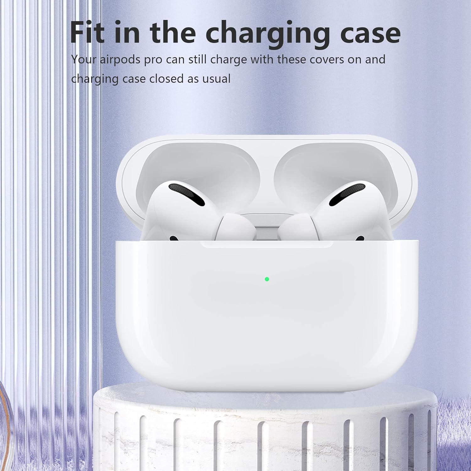 Kedoo 6 pares Puntas de repuesto para Airpods Pro y Airpods Pro de 2 generación 2022, mejores consejos de cancelación de ruido, cabe en la funda de