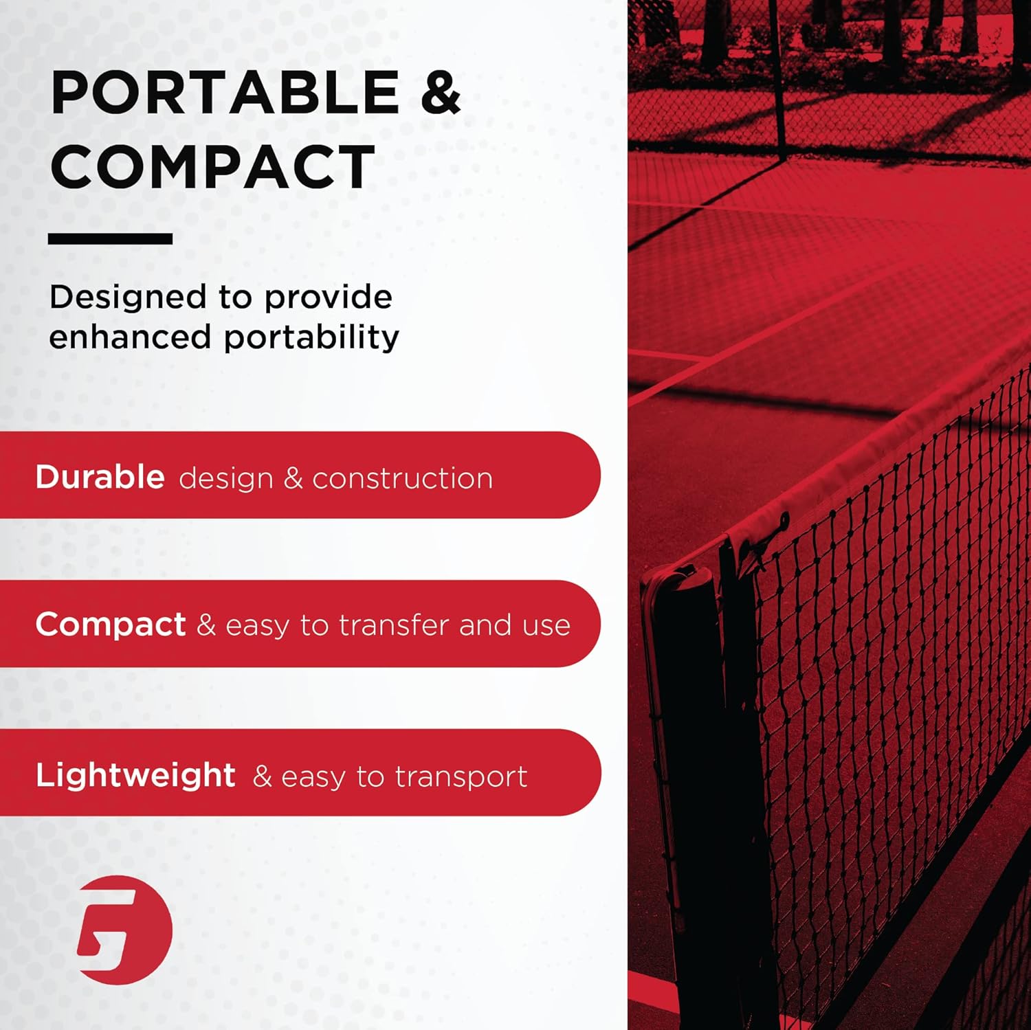 Gamma Sports EZ Travel Cart Pro, diseño compacto portátil, construcción ligera y resistente, capacidad disponible para 150 o 250, funda de