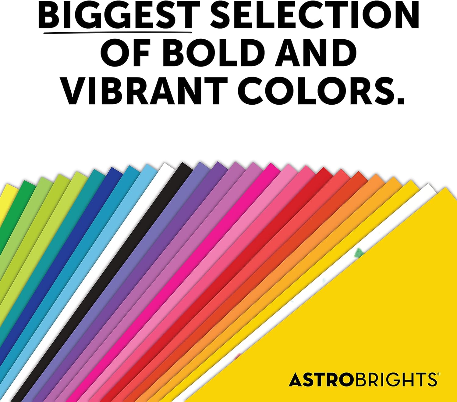 Astrobrights Impresora multiuso a color y papel de copia, surtido fresco, letra (8.5 x 11 pulgadas), 500 hojas por resma, 24 libras, brillo 94
