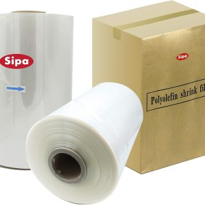 SIPA Película termorretráctil de poliolefina de calibre 60 de 12 pulgadas, pliegue central POF, 4375′ pies (1) SIPA Película termorretráctil de poliolefina de calibre 60 de 12 pulgadas, pliegue central POF, 4375′ pies (1)