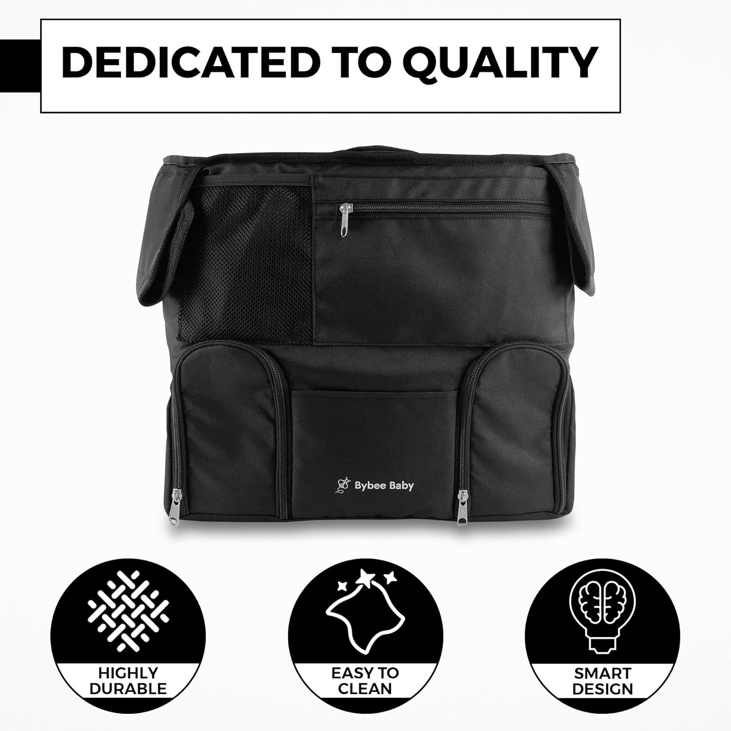 Organizador universal para cochecito con portavasos aislado, soporte para teléfono para cochecito. Accesorios para consola para padres. Se adapta a
