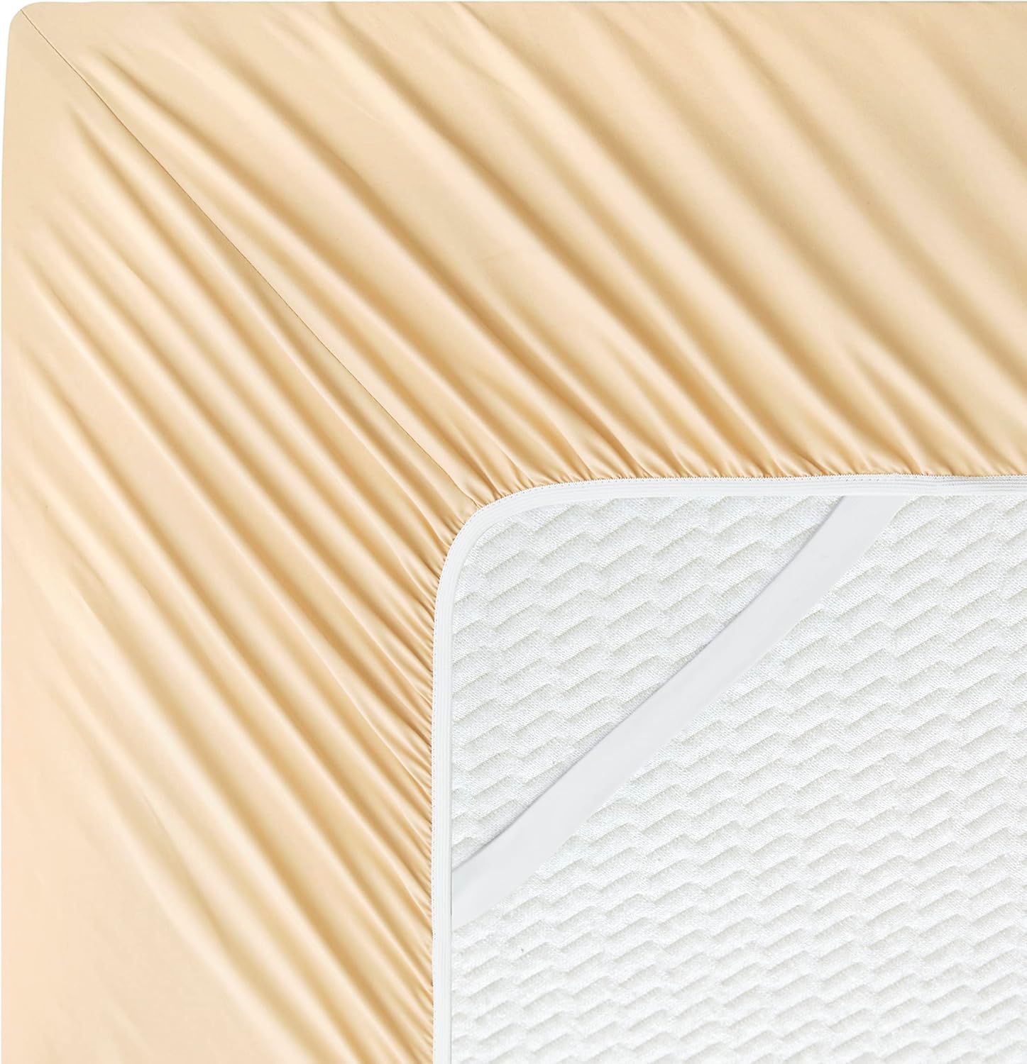 DengChao Juego de sábanas de 4 piezas con bolsillo extra profundo de 1800 hilos de microfibra cepillada súper suave, color gris pardo, se adapta a
