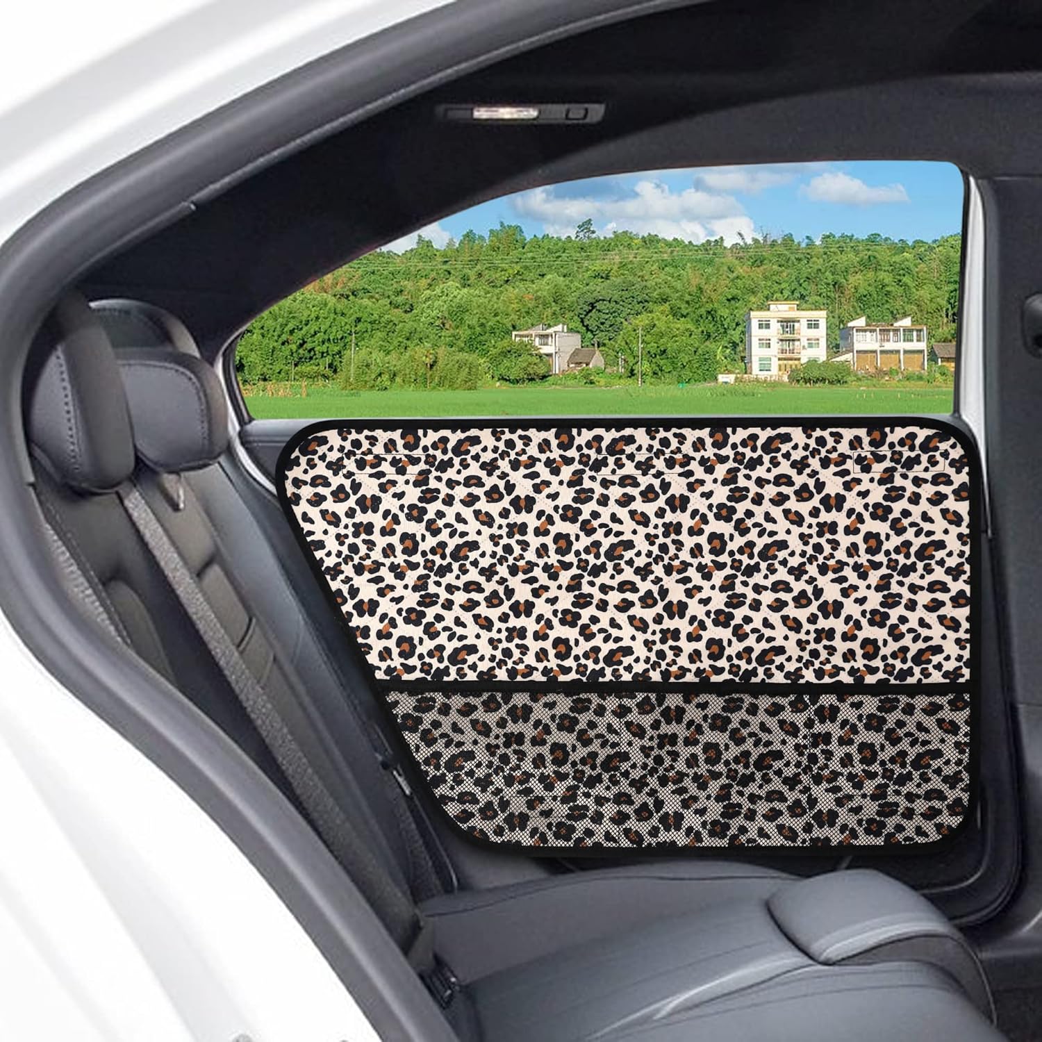 Funda protectora para puerta de automóvil para perro, funda protectora para puerta de automóvil contra arañazos con bolsillos, se adapta a