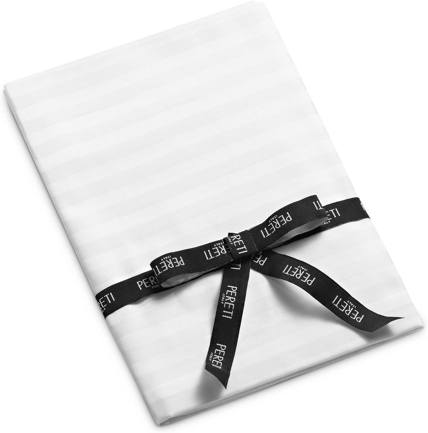 Pereti Italia – Funda de almohada de algodón de lujo, 100% algodón satinado de fibra larga, sábanas de algodón de calidad de hotel, juego de sábanas