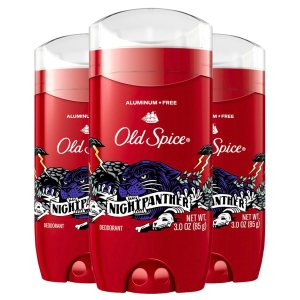 Old Spice Desodorante sin aluminio para hombres, NightPanther, protección de 48 horas, 3.0 oz (paquete de 3) Old Spice Desodorante sin aluminio para hombres, NightPanther, protección de 48 horas, 3.0 oz (paquete de 3)