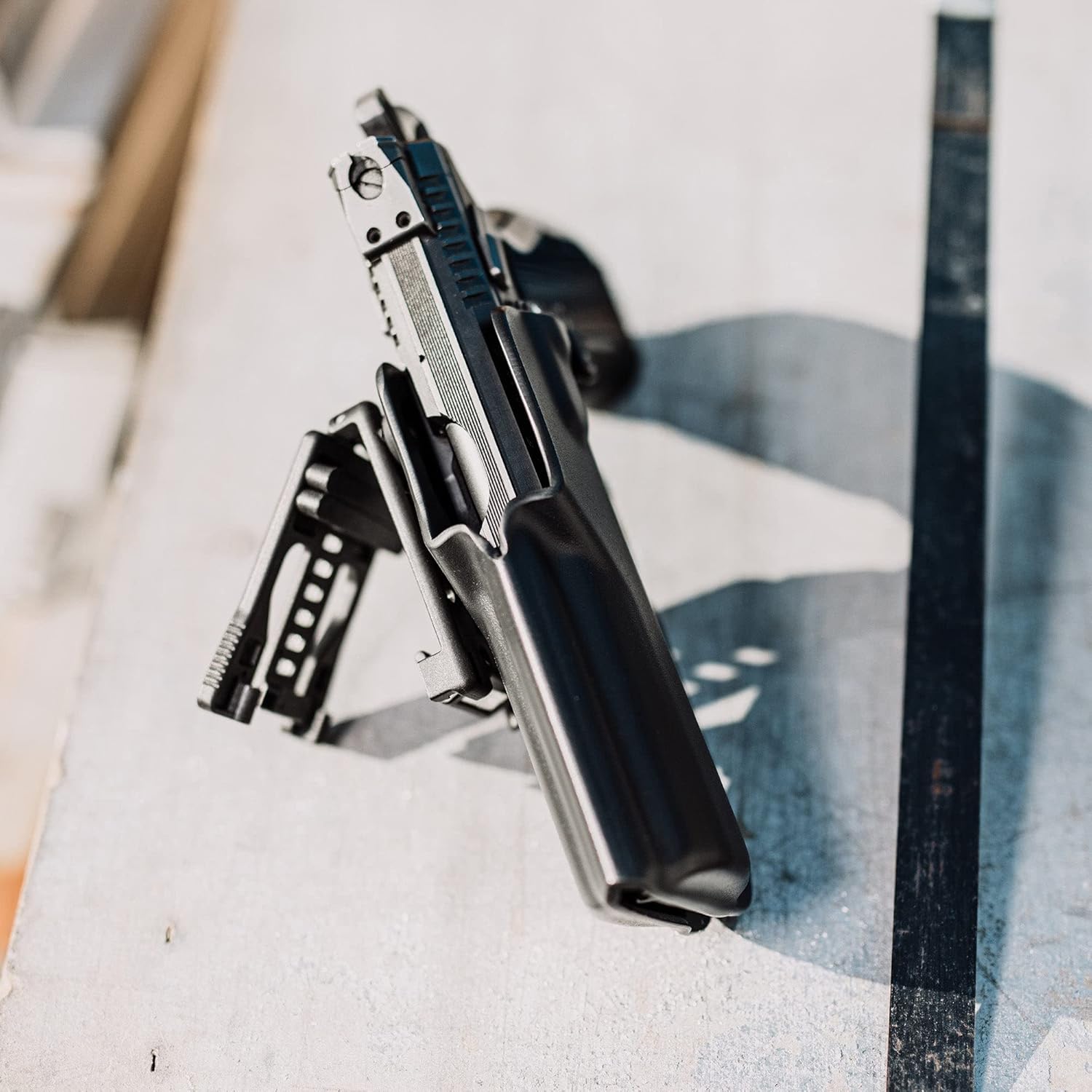 Funda FN FNX-45 OWB  Fabricado en Estados Unidos  Se adapta a FN FNX 45, funda clásica OWB por Blade-Tech Holsters, cintura exterior abierta (mano