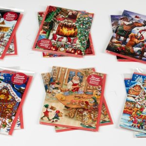Vermont Christmas Company – Tarjetas de felicitación con calendario de Adviento divertidas y caprichosas, surtido de 12 tarjetas con sobres, la Vermont Christmas Company – Tarjetas de felicitación con calendario de Adviento divertidas y caprichosas, surtido de 12 tarjetas con sobres, la