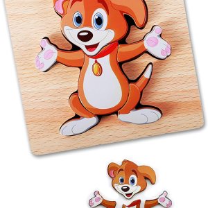 Rompecabezas educativos de madera para niños pequeños – Juego preescolar para niños pequeños – Juguete de aprendizaje para niños – Aprende color y Rompecabezas educativos de madera para niños pequeños – Juego preescolar para niños pequeños – Juguete de aprendizaje para niños – Aprende color y