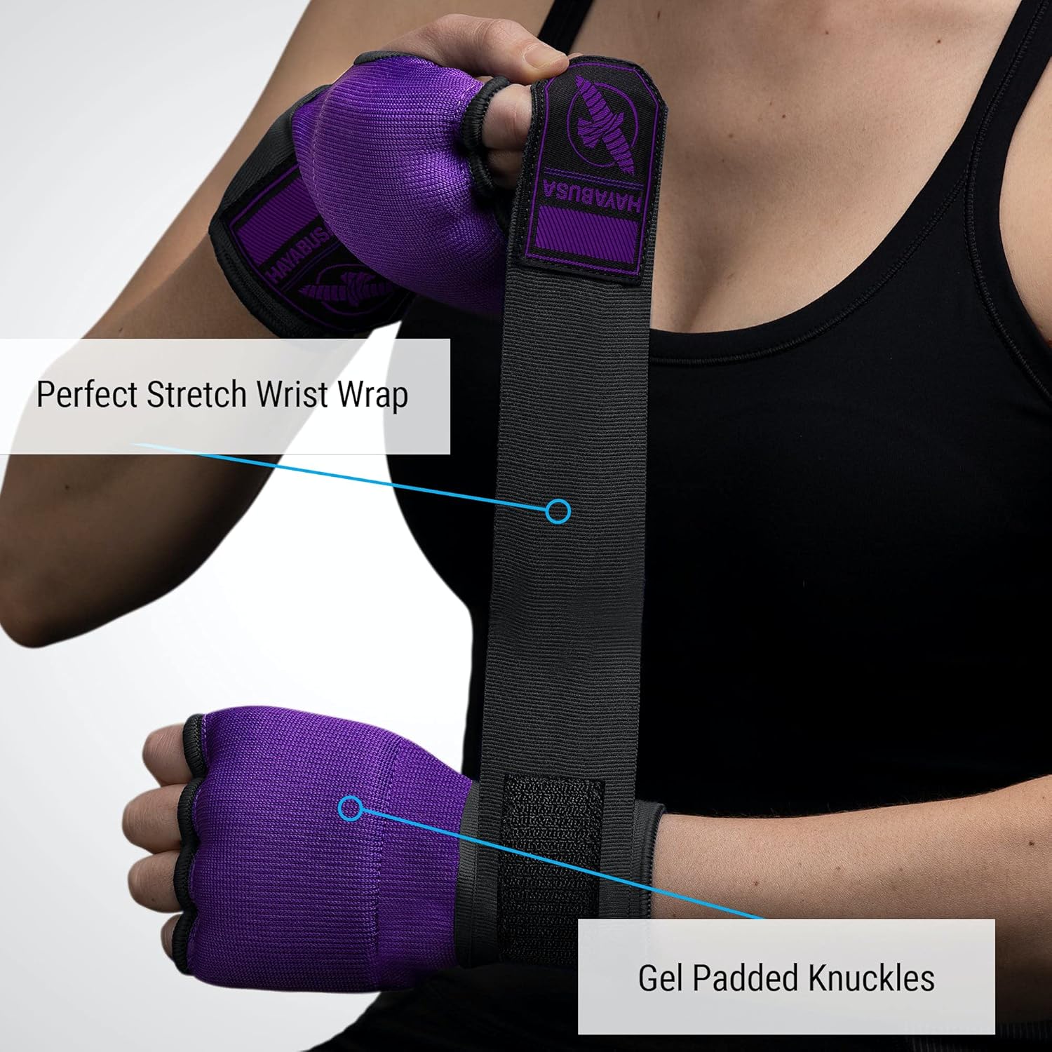 Hayabusa Guantes de boxeo de gel rápido
