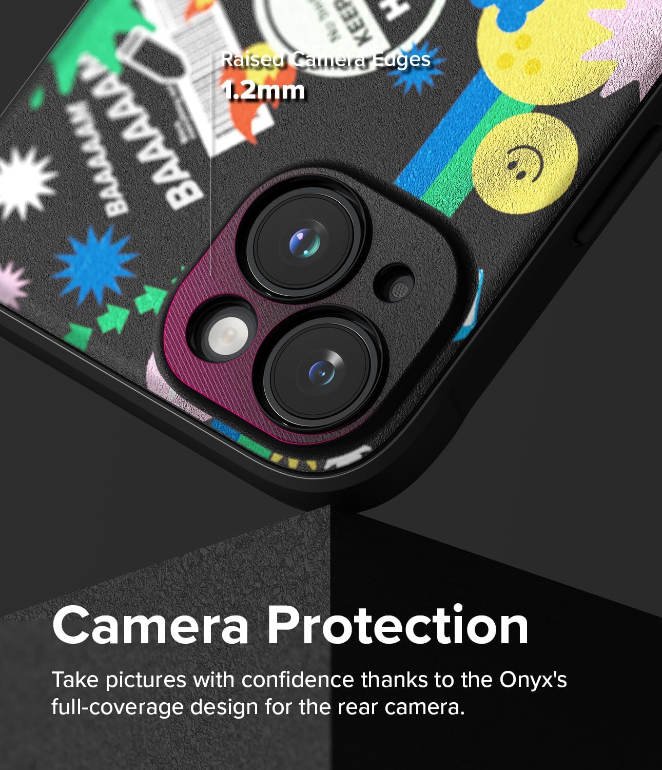 Ringke Onyx Se siente bien en la mano Funda compatible con iPhone 15, tecnología antihuellas, antideslizante, agarre mejorado, a prueba de manchas,