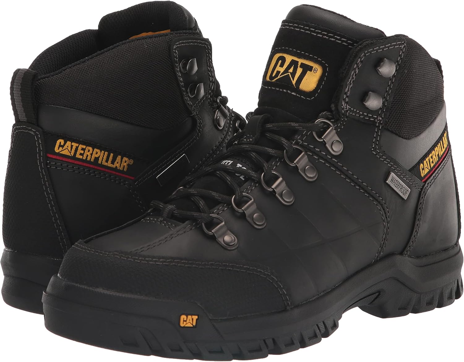 CAT – Botas de trabajo impermeables con punta de acero para hombre