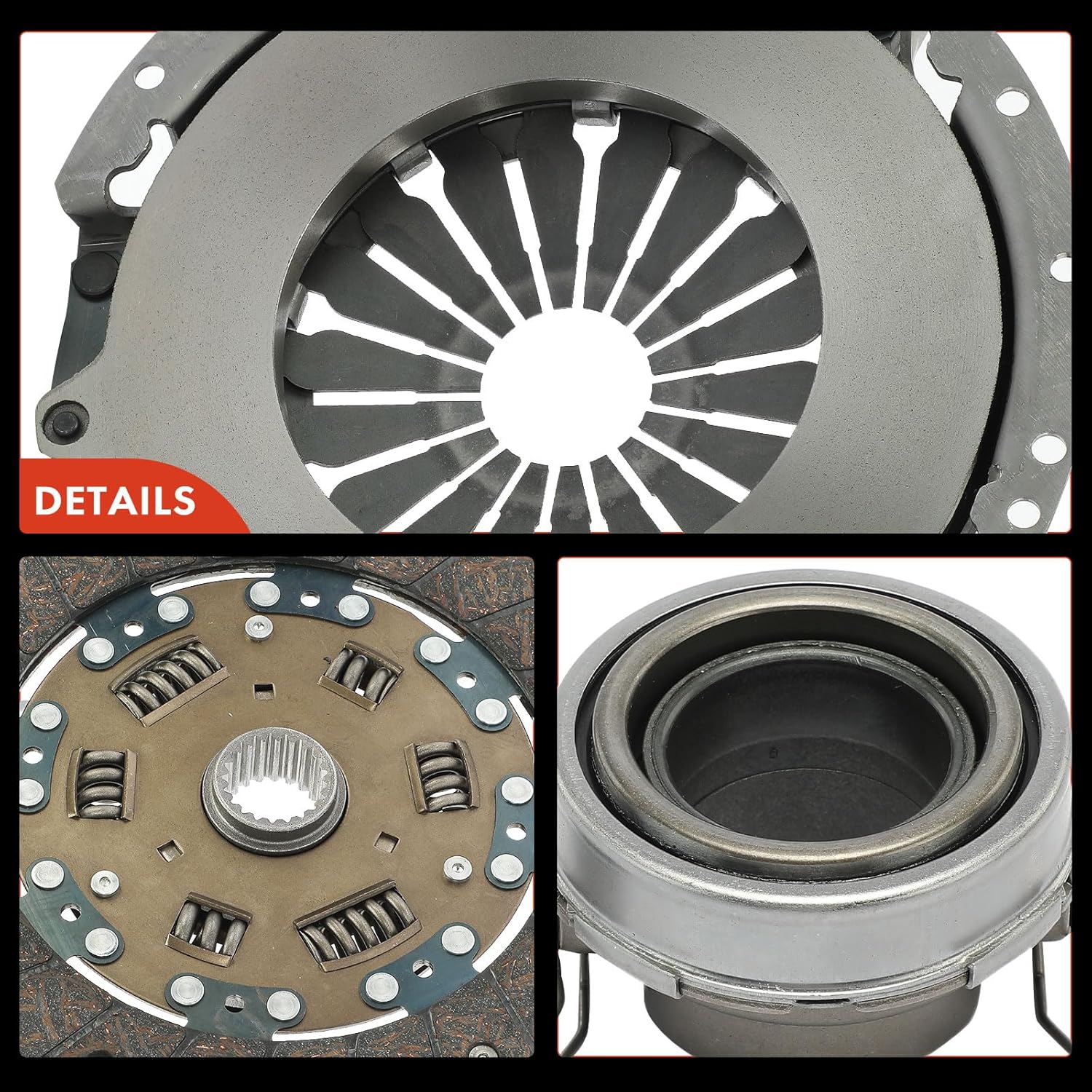 A-Premium Juego de embrague de transmisión compatible con Toyota Tacoma 1995-2004, Supra 1989-1998, Previa 1991-1994 y Lexus SC300 1992-1997, 2.4L