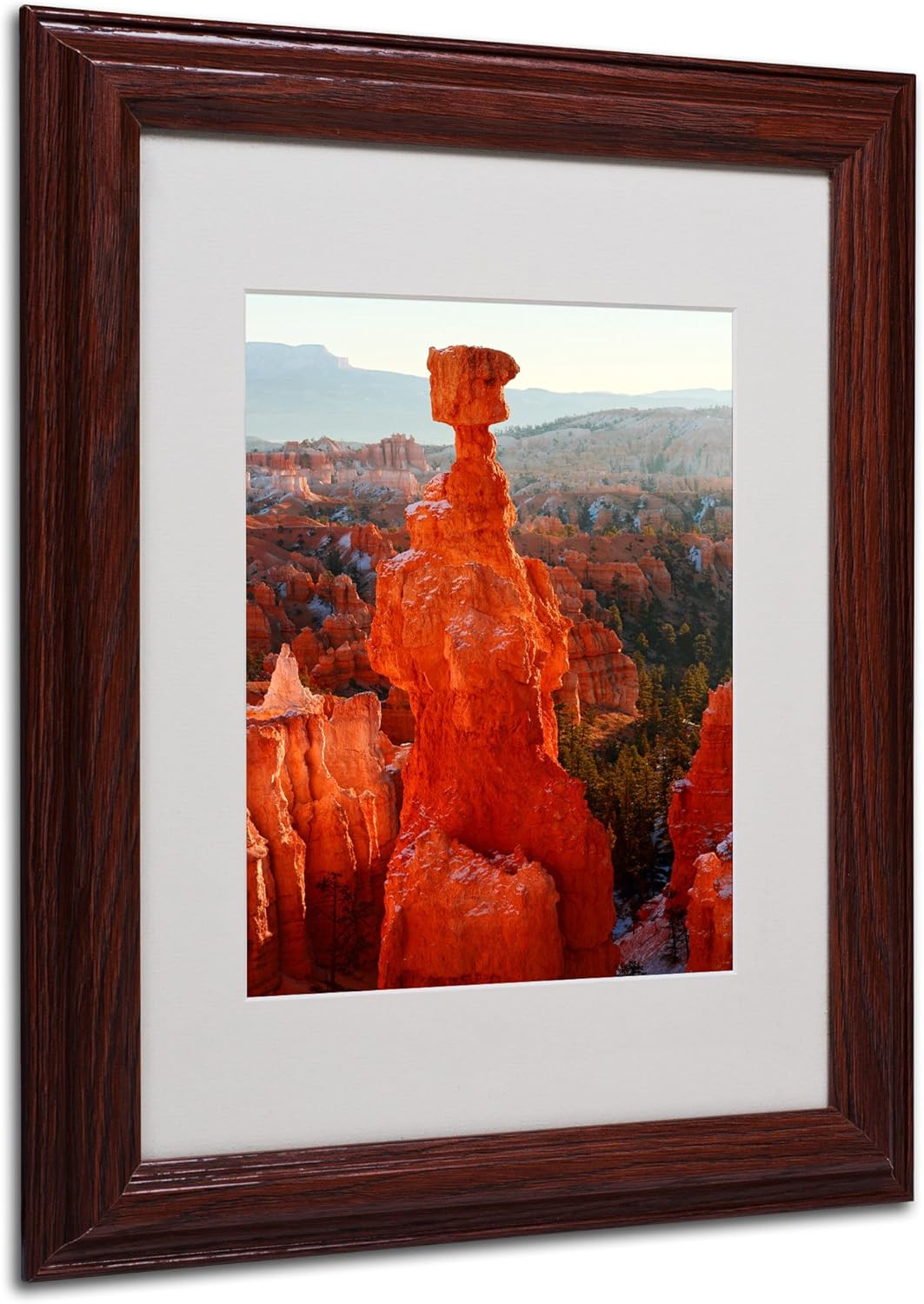 Bryce Canyon Thor’s Hammer por Pierre Leclerc – Lienzo decorativo para pared, marco de madera, 11 x 14 pulgadas