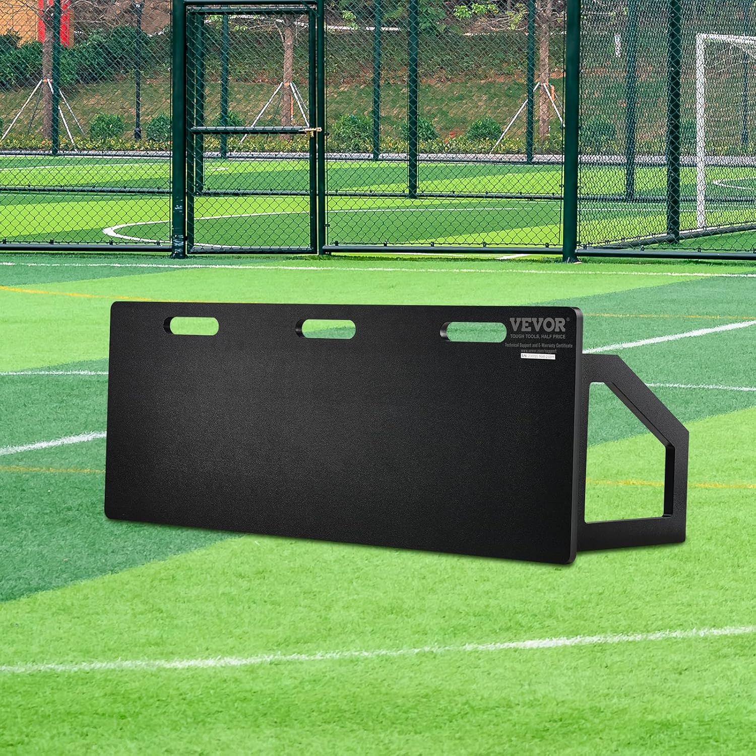 VEVOR40 X16 Portable Soccer Wall with 2 Angles Rebound, Foldable HDPE Kickback Rebound Board, Soccer Training Equipment for Kids and Adults, Passing